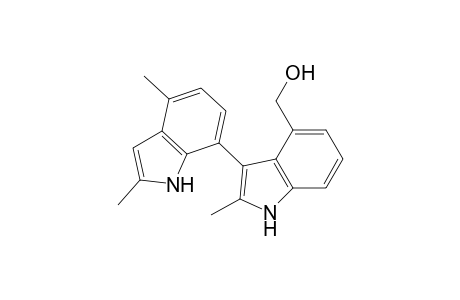 [3-(2,4-dimethyl-1H-indol-7-yl)-2-methyl-1H-indol-4-yl]methanol