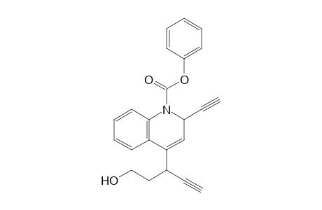 (R)-2-Ethynyl-4-[(R)-1-(2-hydroxy-ethyl)-prop-2-ynyl]-2H-quinoline-1-carboxylic acid phenyl ester