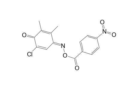 (1E)-5-Chloro-2,3-dimethyl-2,5-cyclohexadiene-1,4-dione 1-[O-(4-nitrobenzoyl)oxime]