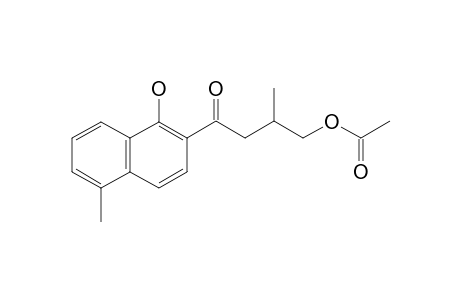 SALVIANONOL;4-(1-HYDROXY-5-METHYLNAPHTHALEN-2-YL)-2-METHYL-4-OXOBUTYL-ACETATE
