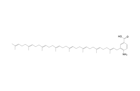 Benzoic acid, 4-amino-3-(3,7,11,15,19,23,27,31-octamethyl-2,6,10,14,18,22,26,30-dotriacontaoctaenyl)-, (all-E)-