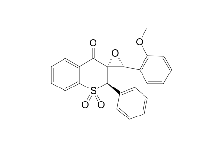 TRANS,TRANS-(+/-)-3'-(2-METHOXYPHENYL)-2-PHENYLSPIRO-[2H-1-BENZOTHIOPYRAN-3(4H),2'-OXIRAN]-4-ONE-1,1-DIOXIDE