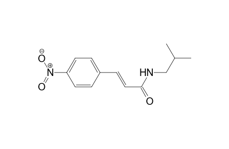 N-Isobutyl 3-(p-nitrophenyl)-(2E)-propenoic acid amide