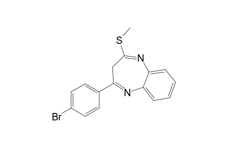 2-(4-bromophenyl)-4-(methylthio)-3H-1,5-benzodiazepine