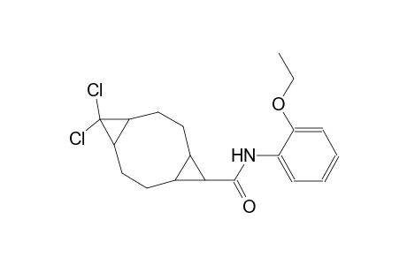 10,10-dichloro-N-(2-ethoxyphenyl)tricyclo[7.1.0.0~4,6~]decane-5-carboxamide