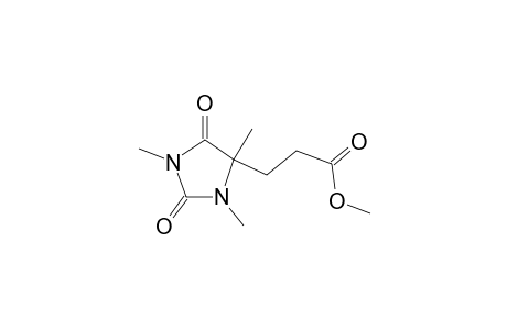 4-Imidazolidinepropanoic acid, 4-methyl-2,5-dioxo-, methyl ester, 2me derivative