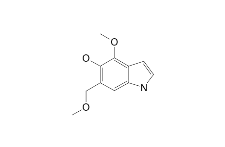 4-METHOXY-6-(METHOXYMETHYL)-1H-INDOL-5-OL