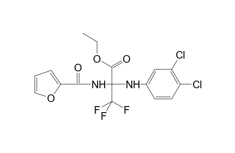 Ethyl 2-[(3,4-dichlorophenyl)amino]-3,3,3-trifluoro-2-(furan-2-ylformamido)propanoate