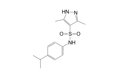 N-(4-isopropylphenyl)-3,5-dimethyl-1H-pyrazole-4-sulfonamide
