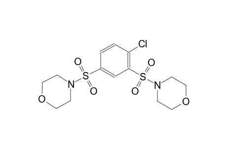 4-{[4-chloro-3-(4-morpholinylsulfonyl)phenyl]sulfonyl}morpholine