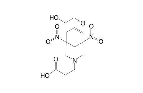 3-[6-(2-hydroxyethoxy)-1,5-dinitro-3-azabicyclo[3.3.1]non-6-en-3-yl]propanoic acid