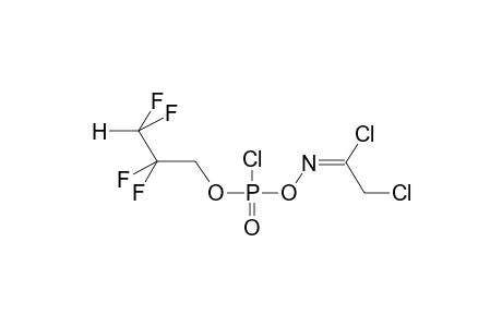 O-CHLOROMETHYLCHLOROFORMIMINO-O-2,2,3,3-TETRAFLUOROPROPYLCHLOROPHOSPHATE