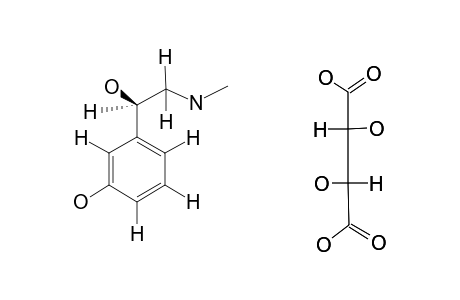 (R)-(-)-3-hydroxy-alpha-(methylaminomethyl)benzyl alcohol bitartrate