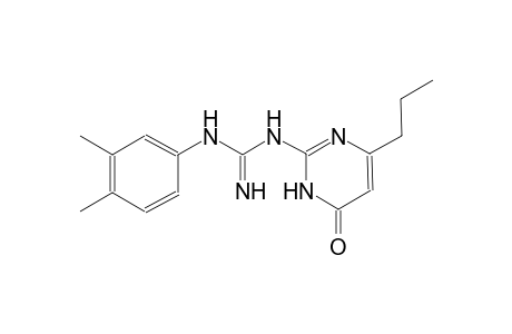 guanidine, N-(1,6-dihydro-6-oxo-4-propyl-2-pyrimidinyl)-N'-(3,4-dimethylphenyl)-