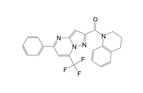 1-{[5-phenyl-7-(trifluoromethyl)pyrazolo[1,5-a]pyrimidin-2-yl]carbonyl}-1,2,3,4-tetrahydroquinoline