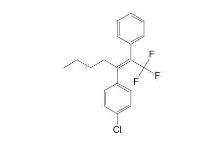 (Z)-3-(4-CHLOROPHENYL)-1,1,1-TRIFLUORO-2-PHENYL-2-HEPTENE