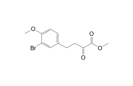 4-(3-bromo-4-methoxy-phenyl)-2-keto-butyric acid methyl ester
