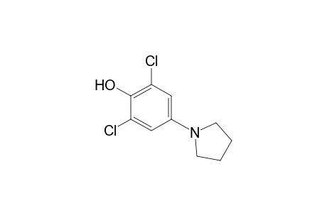 2,6-Dichloro-4-(pyrrolidin-1-yl)phenol