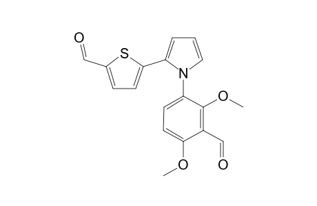 1-(3"-Fornyl-2",4"-dimethoxyphenyl)-2-(5'-formyl-2'-thienyl)pyrrole