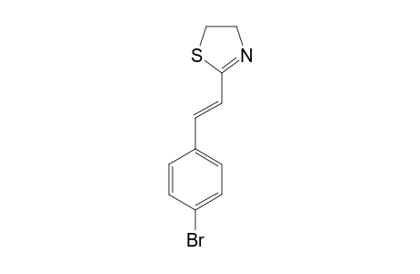 2-[(E)-2-(4-BROMOPHENYL)-ETHENYL]-4,5-DIHYDRO-1,3-THIAZOLE