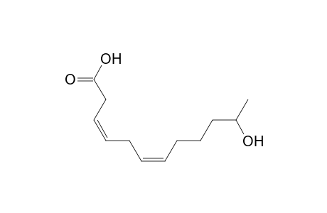 (3Z,6Z)-11-hydroxy-3,6-dodecadienoic acid