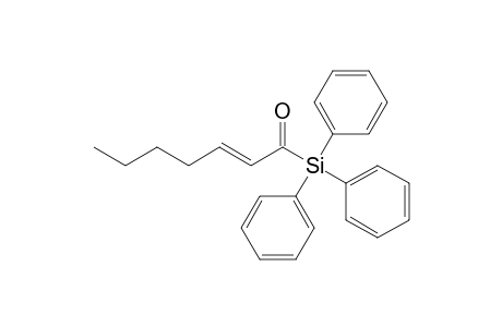 (2E)-Heptenoyltriphenylsilane