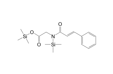 Trimethylsilyl (N-trimethylsilyl-N-cinnamoyl)aminoethanoate