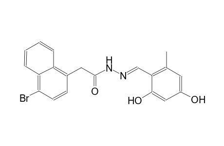 1-naphthaleneacetic acid, 4-bromo-, 2-[(E)-(2,4-dihydroxy-6-methylphenyl)methylidene]hydrazide