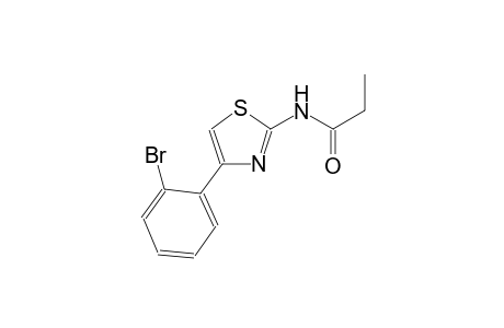 N-[4-(2-bromophenyl)-1,3-thiazol-2-yl]propanamide