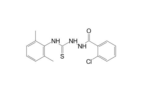 1-(o-chlorobenzoyl)-3-thio-4-(2,6-xylyl)semicarbazide