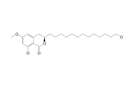 (3R)-8-HYDROXY-6-METHOXY-3-(11-HYDROXYUNDECYL)-3,4-DIHYDROISOCOUMARIN