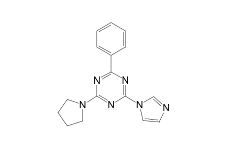 2-(1-imidazolyl)-4-phenyl-6-(1-pyrrolidinyl)-1,3,5-triazine