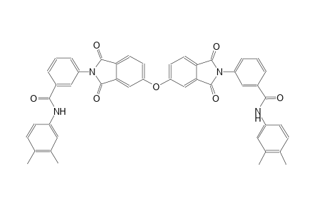 3-{5-[(2-{3-[(3,4-dimethylanilino)carbonyl]phenyl}-1,3-dioxo-2,3-dihydro-1H-isoindol-5-yl)oxy]-1,3-dioxo-1,3-dihydro-2H-isoindol-2-yl}-N-(3,4-dimethylphenyl)benzamide