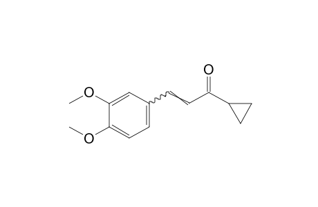 1-cyclopropyl-3-(3,4-dimethoxyphenyl)-2-propen-1-one