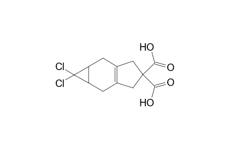 1,1-Dichloro-1a,2,4,5,6,6a-hexahydro-1H,3H-cycloprop[f]indene-4,4-dicarboxylic acid
