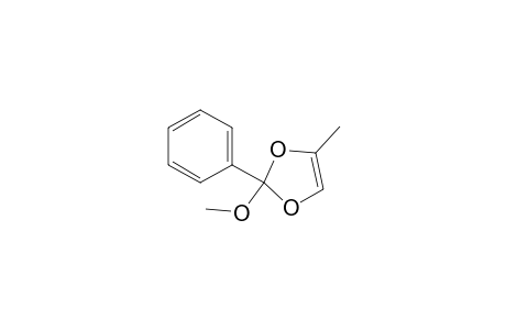 1,3-Dioxole, 2-methoxy-4-methyl-2-phenyl-