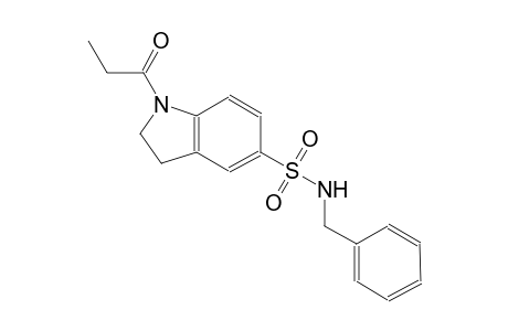 N-benzyl-1-propionyl-5-indolinesulfonamide