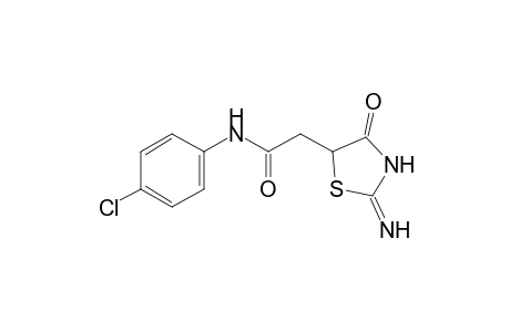 N-(p-chloropheny)-2-imino-4-oxo-5-thiazolidineacetamide
