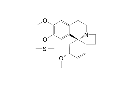 Erythrinan, 1,2,6,7-tetradehydro-3,16-dimethoxy-15-[(trimethylsilyl)oxy]-, (3.beta.)-