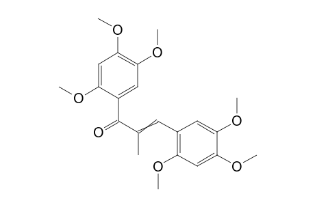 1-(2',4',5'-Trimethoxyphenyl)-2-methyl-3-(2,4,5-trimethoxyphenyl)prop-1-en-3-one