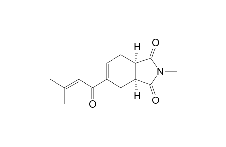 1H-Isoindole-1,3(2H)-dione, 3a,4,7,7a-tetrahydro-2-methyl-5-(3-methyl-1-oxo-2-butenyl)-, cis-