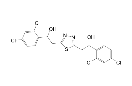 1-(2,4-dichlorophenyl)-2-[5-[2-(2,4-dichlorophenyl)-2-hydroxy-ethyl]-1,3,4-thiadiazol-2-yl]ethanol