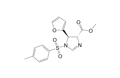 (4R,5R)-5-(2-furanyl)-1-(4-methylphenyl)sulfonyl-4,5-dihydroimidazole-4-carboxylic acid methyl ester