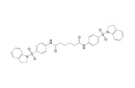 N~1~,N~6~-bis[4-(2,3-dihydro-1H-indol-1-ylsulfonyl)phenyl]hexanediamide