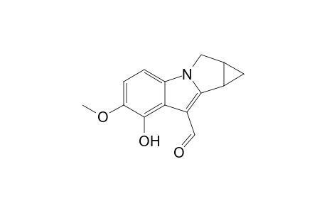 8-Hydroxy-7-methoxy-1,2-dihydto-3H-1,2-cyclopropapyrrolo[1,2-a]indole-9-carboxaldehyde