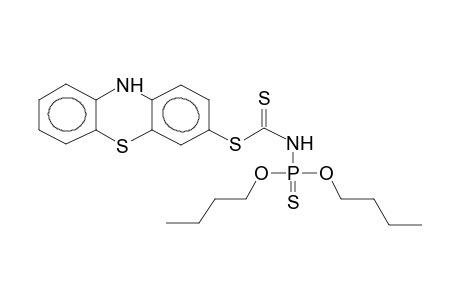 S-(3-PHENOTHIAZINYL)-N-DIBUTOXYTHIOPHOSPHORYLDITHIOCARBAMATE