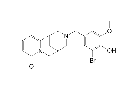 3,11-Diazatricyclo[7.3.1.0(3,8)]trideca-5,7-dien-4-one, 11-[(3-bromo-4-hydroxy-5-methoxyphenyl)methyl]-
