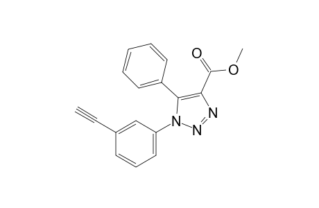 1-(m-ethynylphenyl)-5-phenyl-1H-1,2,3-triazole-4-carboxylic aicd, methyl ester