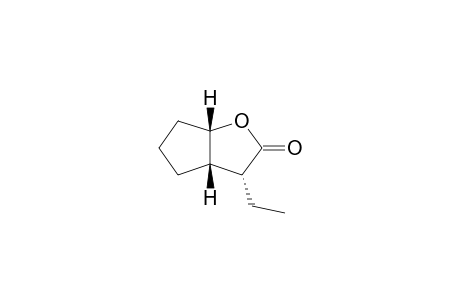 (-)-(3R,3aS,6aS)-2H-Hexahydro-3-ethylcyclopenta[b]furan-2-one