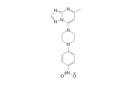 [1,2,4]triazolo[1,5-a]pyrimidine, 5-methyl-7-[4-(4-nitrophenyl)-1-piperazinyl]-